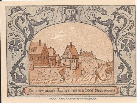 Реверс банкноты 50 fenigów (Niemcy) 1921