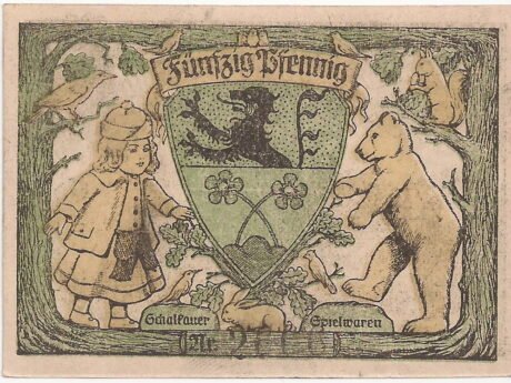 Реверс банкноты 50 fenigów (Niemcy) 1920