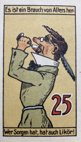 Реверс банкноты 25 fenigów Weinhandlung Otto Seidel (Niemcy) 1921