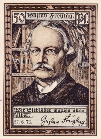 Реверс банкноты 50 fenigów (Niemcy) 1921