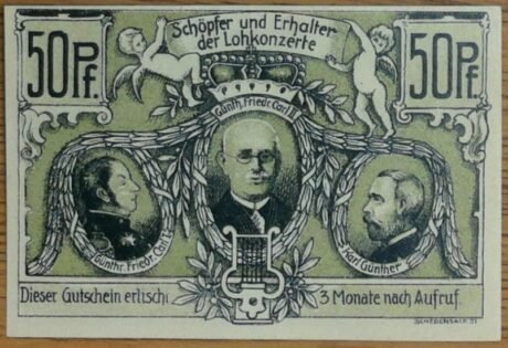 Реверс банкноты 50 fenigów (Niemcy) 1921