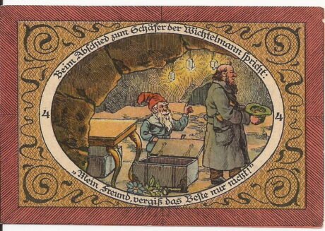 Реверс банкноты 50 fenigów (Niemcy) 1921