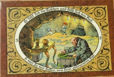 Реверс банкноты 50 fenigów (Niemcy) 1921