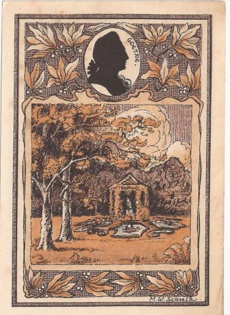 Реверс банкноты 50 fenigów (Niemcy) 1921