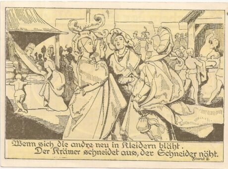 Реверс банкноты 75 пфеннигов (Германия) 1921 года