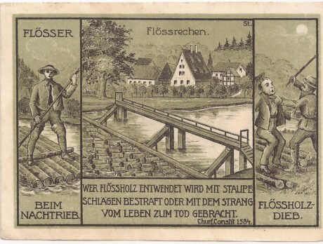 Реверс банкноты 50 fenigów (Niemcy) 1921