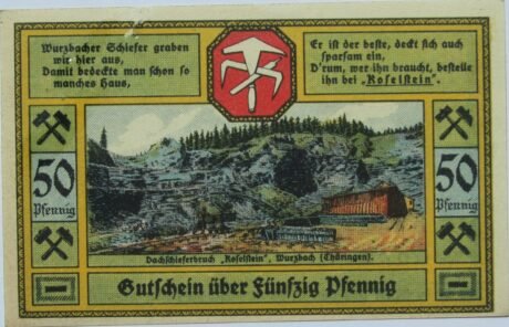 Реверс банкноты 50 Pfennig (Германия) 1921 года