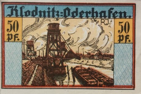 Реверс банкноты 50 fenigów (Niemcy) 1921