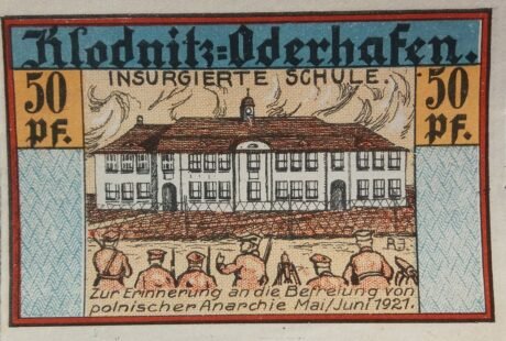 Реверс банкноты 50 fenigów (Niemcy) 1921