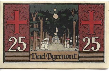 Реверс банкноты 25 пфеннигов (Германия) 1921 года