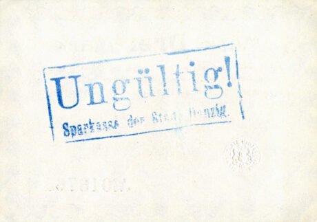 Реверс банкноты 3 marki (Niemcy) 1914