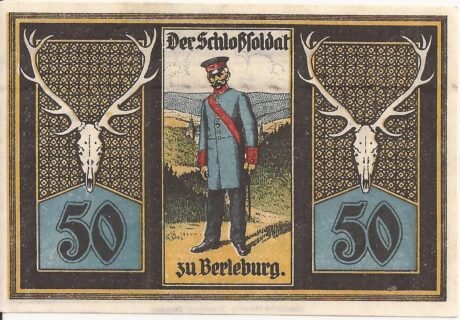 Реверс банкноты 50 fenigów (Niemcy) 1921