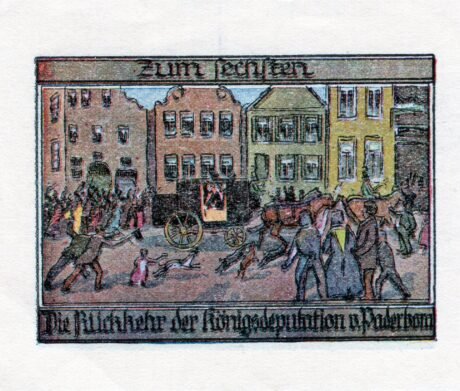 Реверс банкноты 50 fenigów (Niemcy) 1921