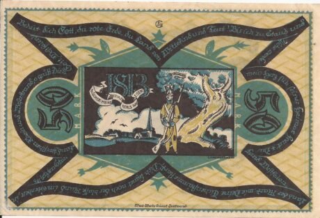 Реверс банкноты 50 marek (Niemcy) 1922