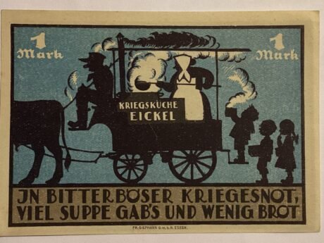 Реверс банкноты 1 marka (Niemcy) 1921