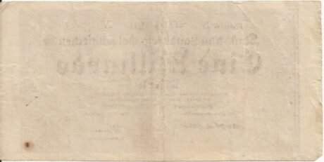 Реверс банкноты 1 000 000 000 marek (Niemcy) 1923