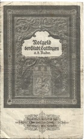 Реверс банкноты 5000000 марок (Германия) 1923 года