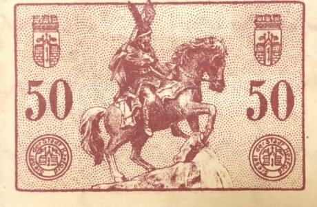 Реверс банкноты 50 пфеннигов (Германия) 1920 года