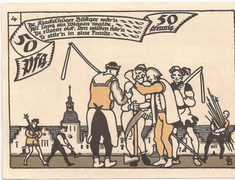 Реверс банкноты 50 пфеннигов (Германия) 1921 года