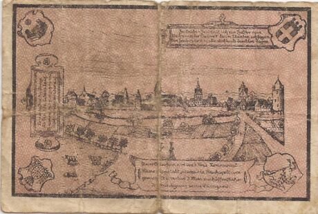 Реверс банкноты 50 fenigów (Niemcy) 1919