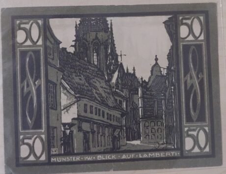 Реверс банкноты 50 fenigów (Niemcy) 1921