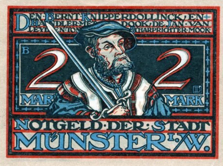 Реверс банкноты 2 marki (Niemcy) 1921