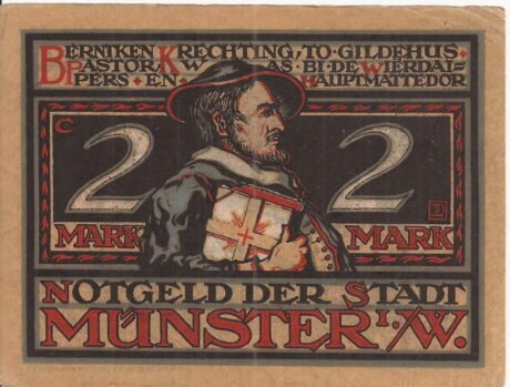 Реверс банкноты 2 marki (Niemcy) 1921