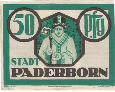 Реверс банкноты 50 пфеннигов (Германия) 1921 года