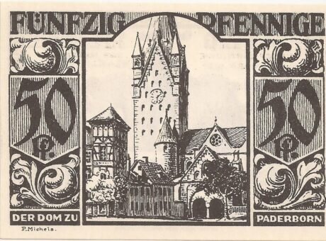 Реверс банкноты 50 fenigów (Niemcy) 1921