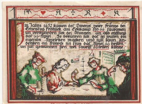 Реверс банкноты 1 marka „Miejska Kasa Oszczędnościowa” (Niemcy) 1921