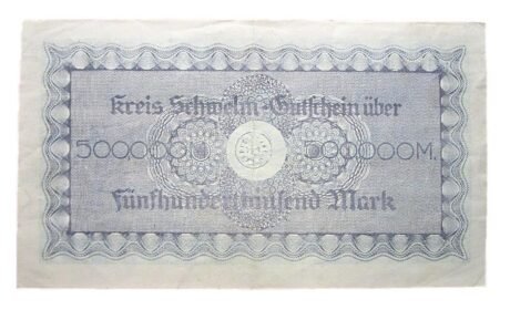 Реверс банкноты 500000 marek (Niemcy) 1923