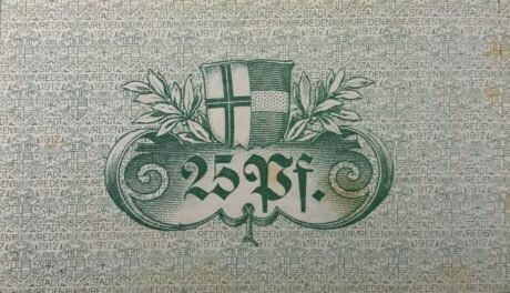 Реверс банкноты 25 пфеннигов (Германия) 1917 года