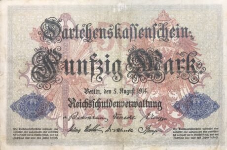 Аверс банкноты 50 марок 