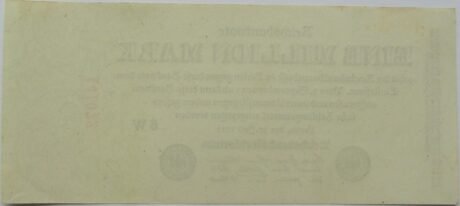 Реверс банкноты 1000000 марок 