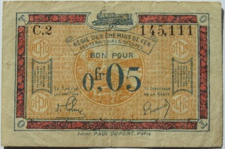 Аверс банкноты 5 центов 