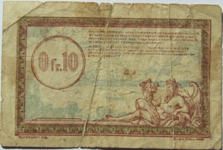 Реверс банкноты 10 центов 