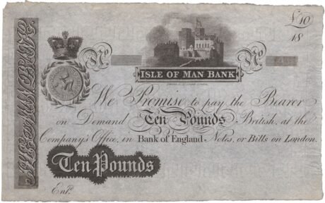 Аверс банкноты 10 фунтов 