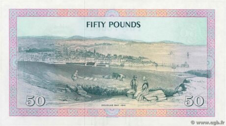 Реверс банкноты 50 фунтов (Великобритания) 1983 года