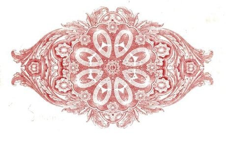 Реверс банкноты 5 фунтов - George V (Великобритания) 1921 года