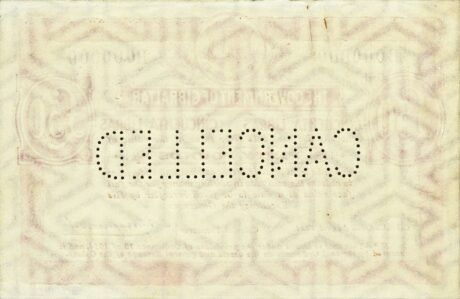 Реверс банкноты 50 фунтов (Великобритания) 1914 года