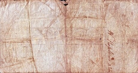 Реверс банкноты 1 фунт (Великобритания) 1810 года