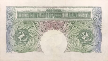 Реверс банкноты 1 фунт (Великобритания) 1948 года