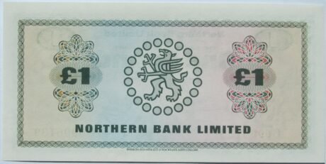 Реверс банкноты 1 фунт 