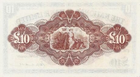 Реверс банкноты 10 фунтов 