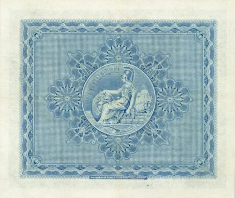 Реверс банкноты 1 фунт 