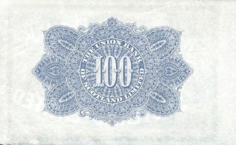 Реверс банкноты 100 фунтов 