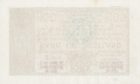 Реверс банкноты 100 фунтов 