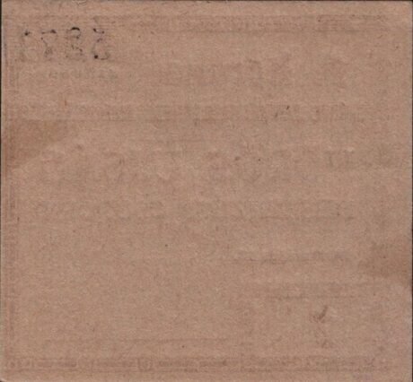 Реверс банкноты 1 korona Vörös Újság (Węgry) 1919