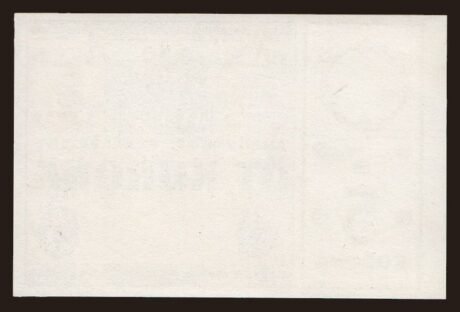 Реверс банкноты 5 koron Arad (Węgry) 1919