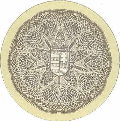 Реверс банкноты 2 крон (Венгрия) 1920 года